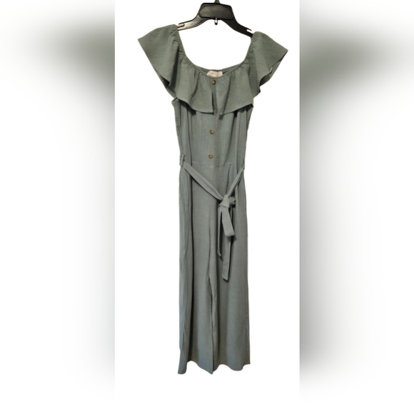 Monteau Sage Green Romper Women's Size Small NWOT - Picture 1 of 10